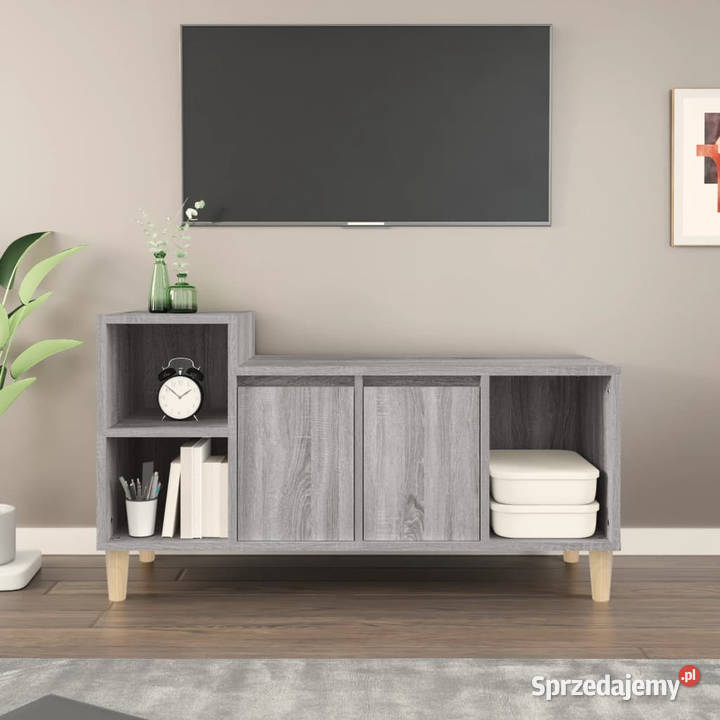 Szafka pod telewizor szary dąb sonoma 100x35x55 Warszawa