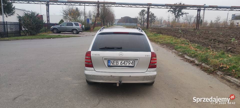 Mercedes C220 skórzana tapicerka Pasłęk