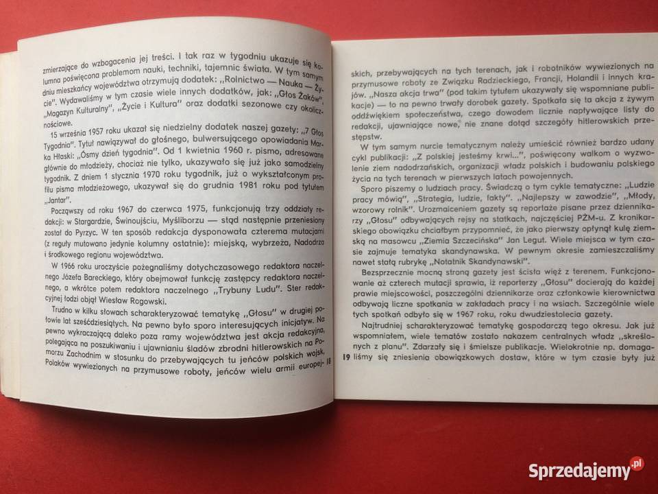 865 40 Lat Głos Szczeciński 19471987 Szczecin sprzedam