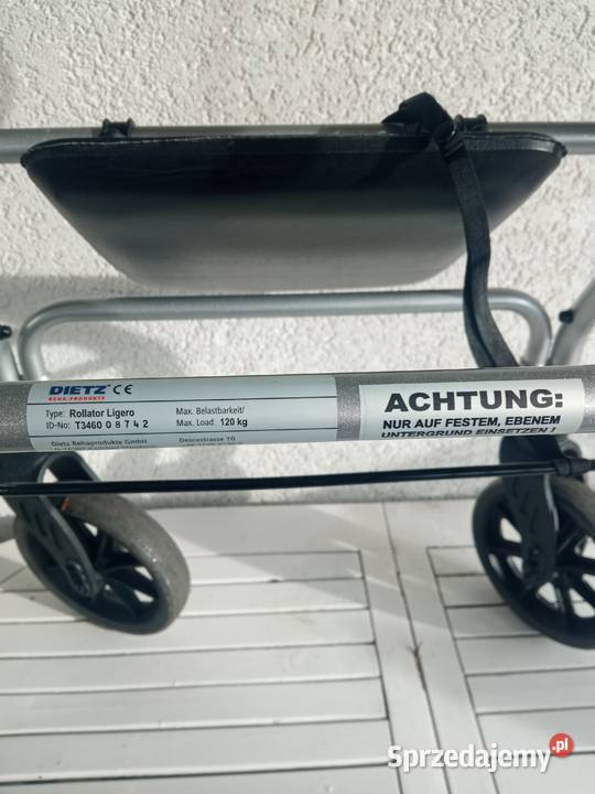 Dietz balkonik chodzik składany rehabilitacyjny