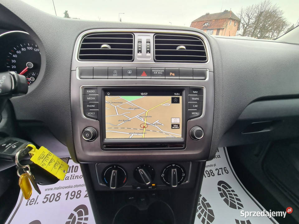 Volkswagen Polo Navi 2xPDC Klimatyzacja Sensory immobilizer Wągrowiec