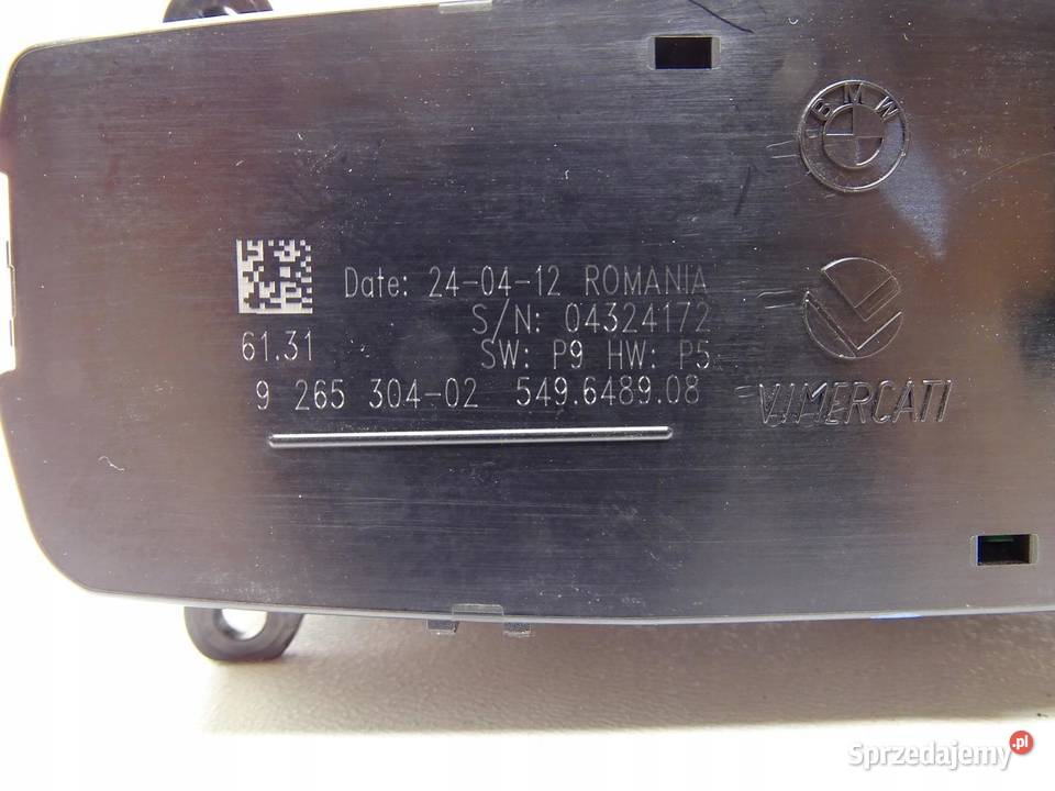 PANEL WŁĄCZNIK ŚWIATEŁ REGULACJI BMW F20 F21