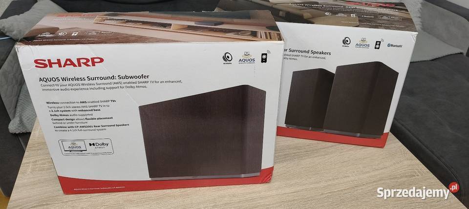 Subwoofer SHARP CPASW0101 Kolumny głośnikowe śląskie Wola sprzedam