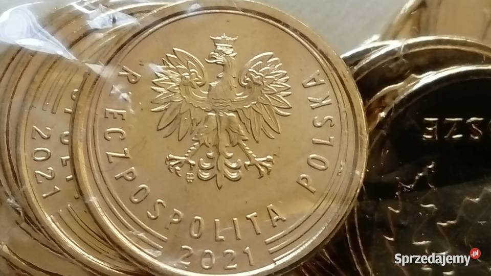 Moneta 2 gr 2021 r Mennicza wielkopolskie Mosina
