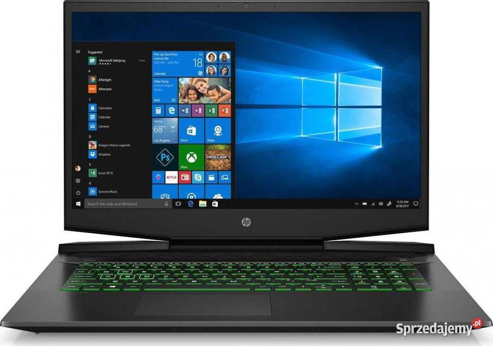 HP Gaming Pavilion 17cd0020nw Obsługa standardu 802.11n  Sokule