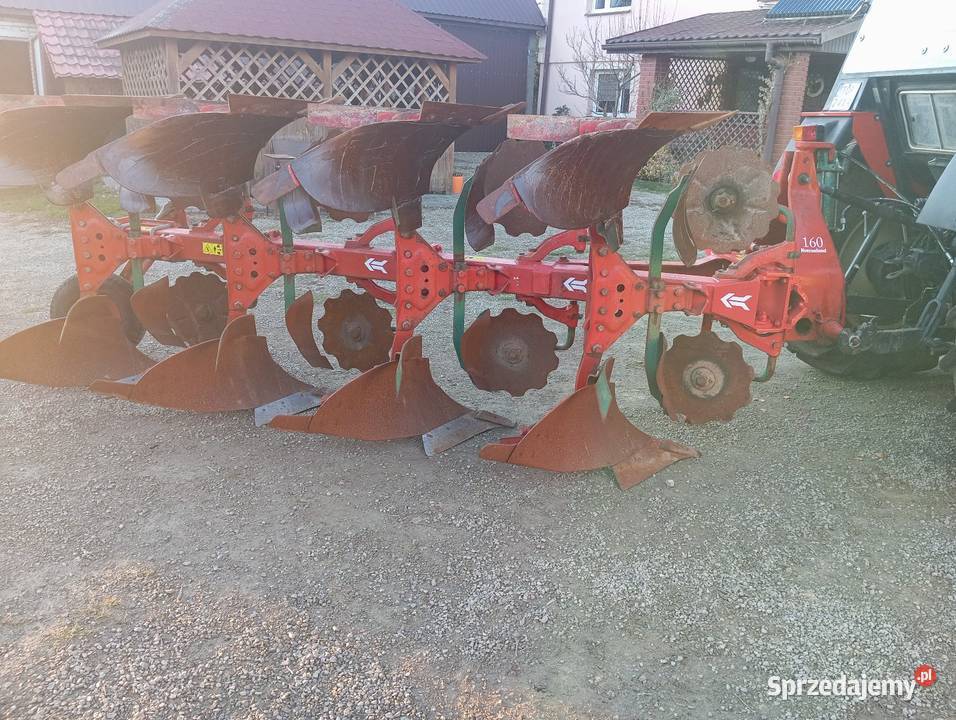 Pług obrotowy kverneland 4 skibowy 211 Łagów