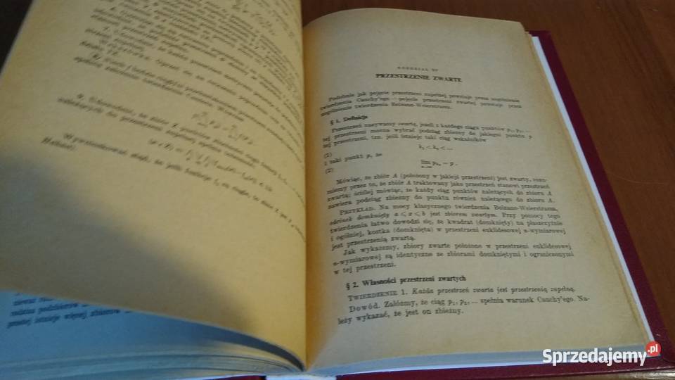 Wstęp do teorii mnogości i topologii Kazimierz Gdańsk sprzedam