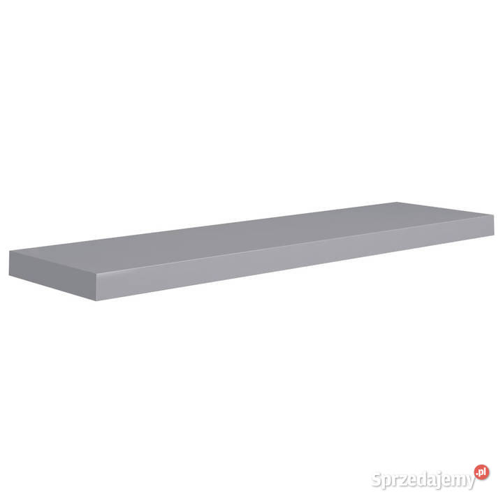 Półki ścienne 2 szare 90x235x38 MDF WM323860 mazowieckie