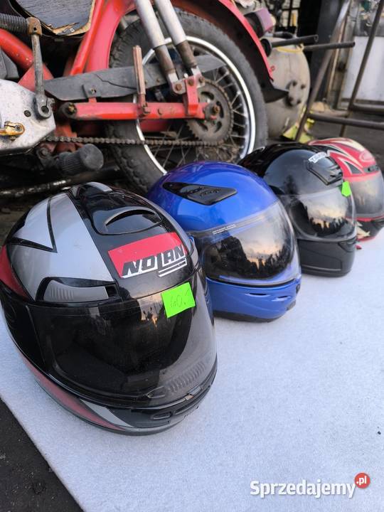 Kaski motocyklowe używane