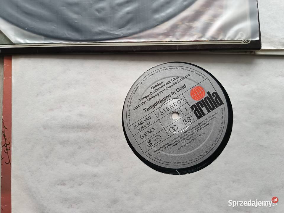 Trzy albumy winylowe z nastrojową taneczną