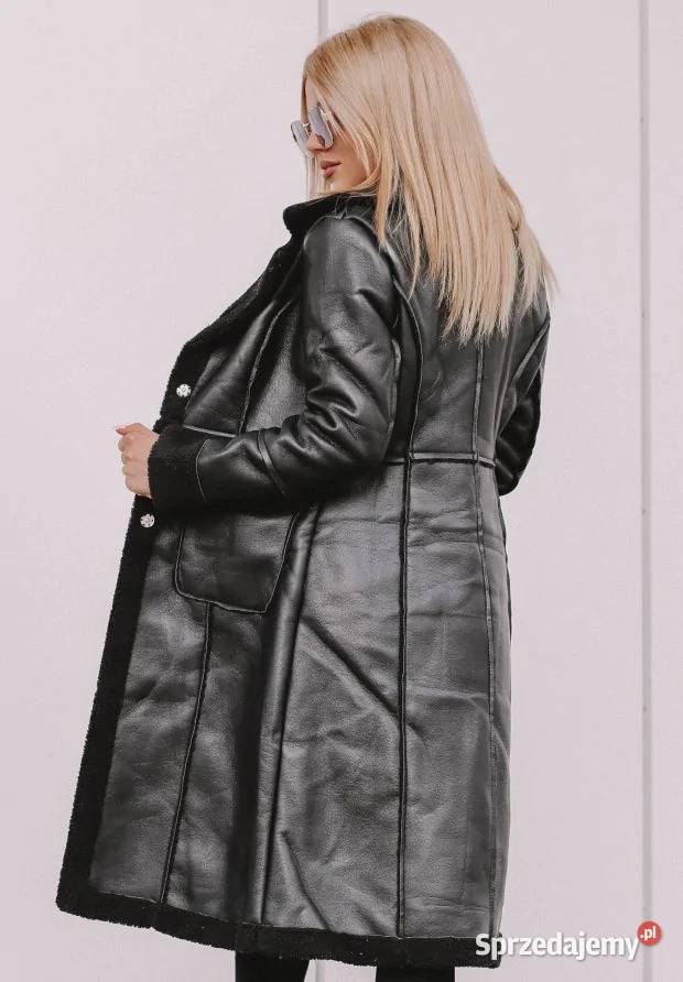 Płaszcz Z Kożuszkiem Tristan Czarny Rozmiar 38(M) Nowy Kawęczyn