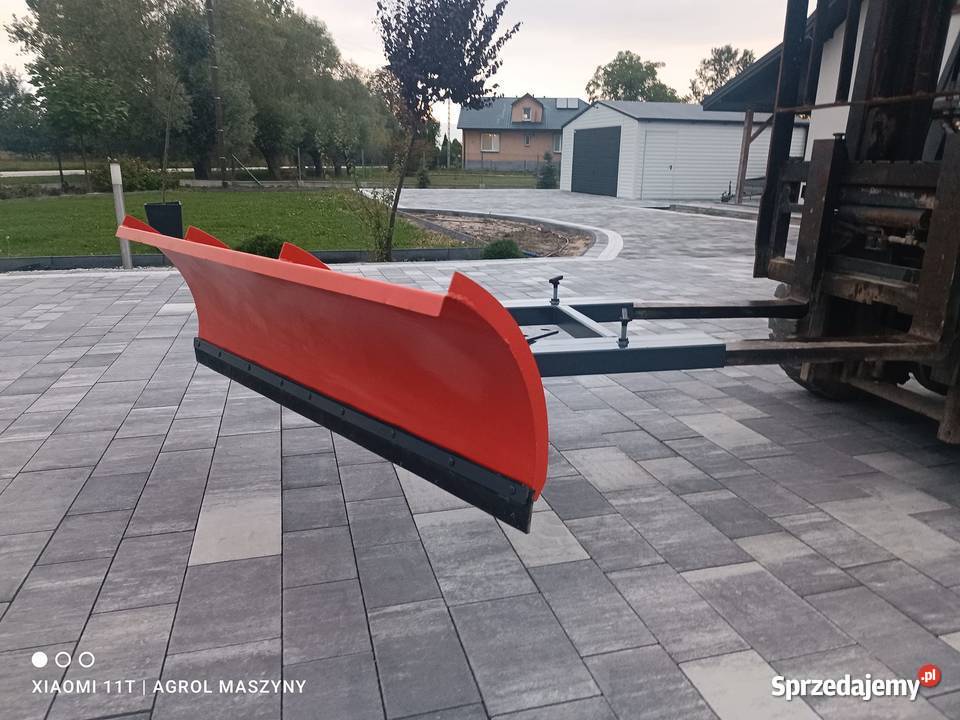 Pług do śniegu na wózek widłowy 150 Lekki podlaskie Nurzec