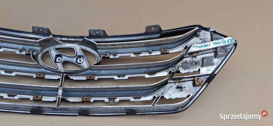 HYUNDAI SANTA FE 3 III 12 GRILL ATRAPA CHŁODNICY Bieleń