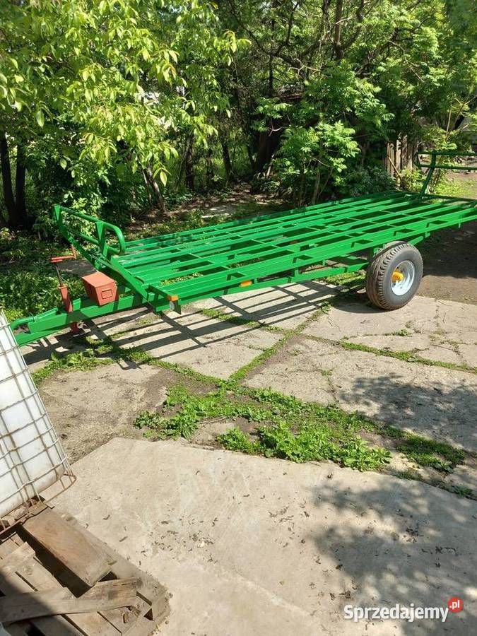 Przyczepa platforma do przewozu bel siana i Koszyce sprzedam