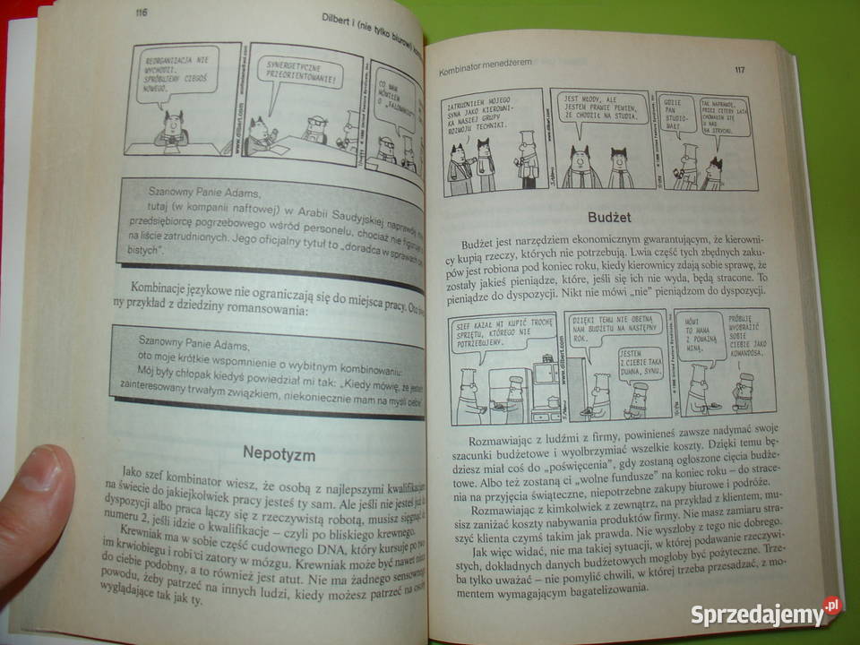 Dilbert i nie biurowi kombinatorzy Scott Adams Łódź sprzedam