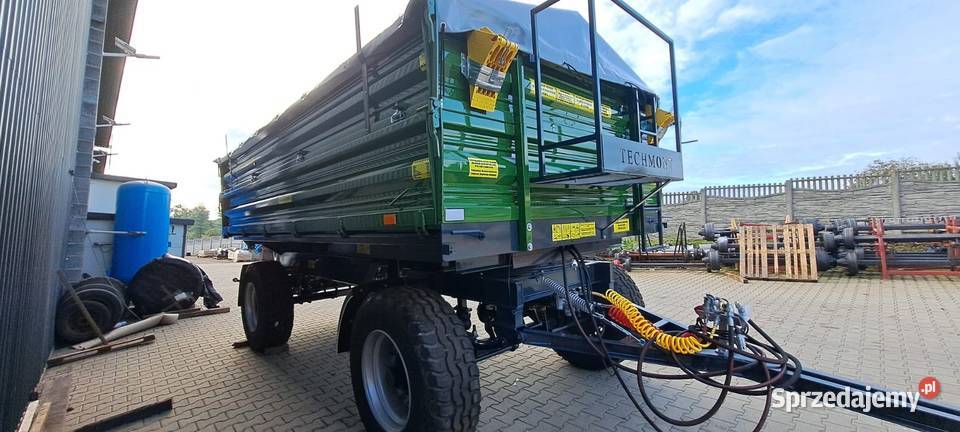 PRZYCZEPA ROLNICZA 8 ton paletówka Techmont NOWA Zduny