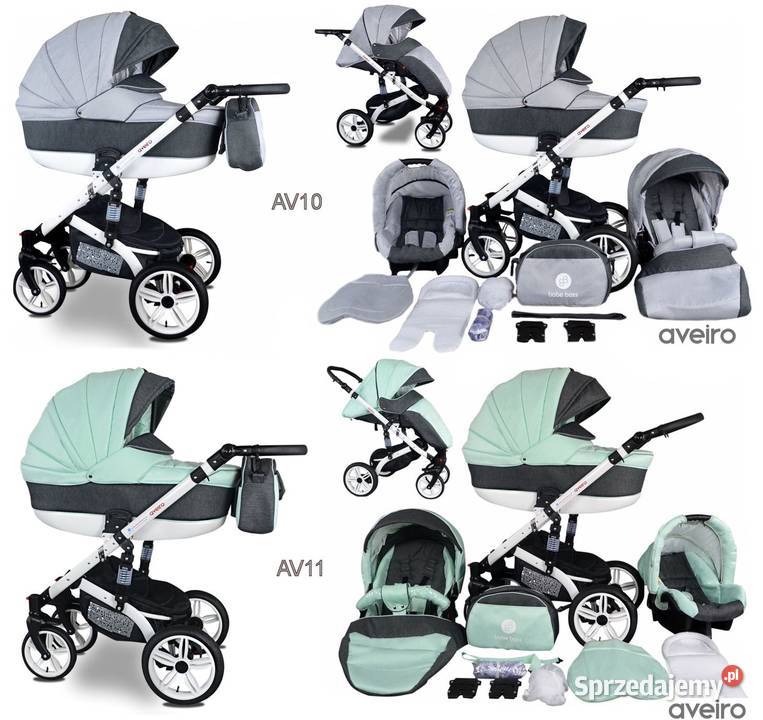 NOWY Wózek Dziecięcy Aveiro 3w1 Gondola Rozkładane Warszawa sprzedam