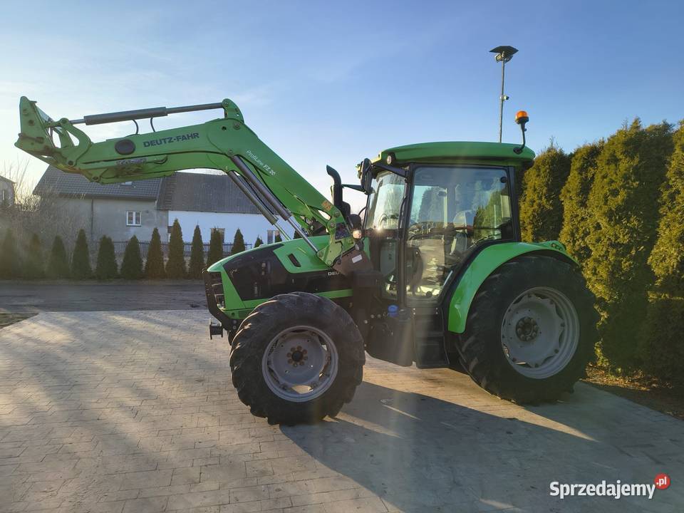 DeutzFahr 5100G z ładowaczem Grabów Szlachecki