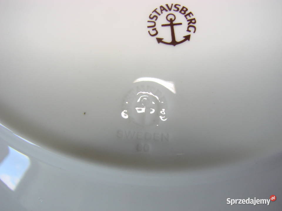 Gustavsberg talerz kolekcjonerski Pruszcz Gdański