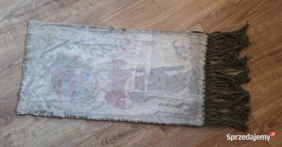 Kilim makata cepelia retro vintage chłopiec w mazowieckie