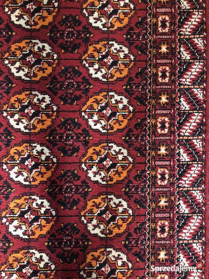 Duży dywan PRL vintage oryginał 1965 Kraków