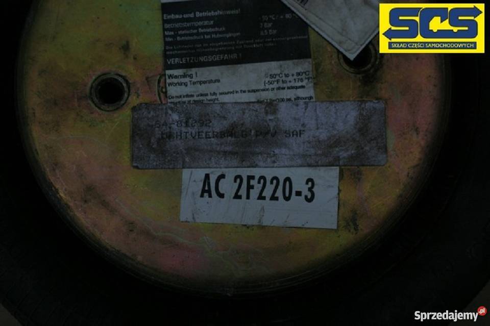 PODUSZKA ZAWIESZENIA BAŁWANEK AC 2F2203 6481292 lubuskie