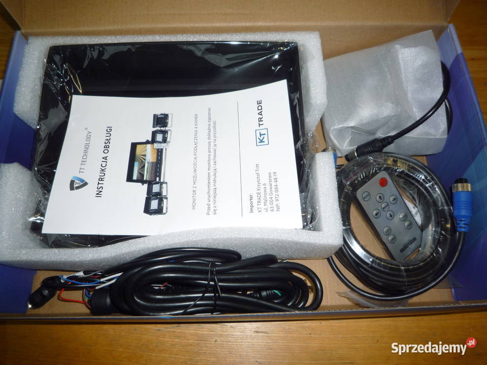kmera cofania TT Technology z monitorem 9 i Chmiel sprzedam