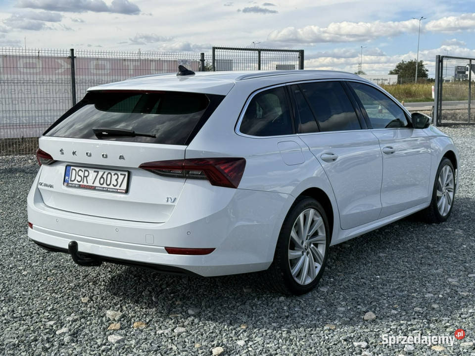 koda Octavia 14 16V TSI eHybrid 2021r DSG Lane biały Octavia dolnośląskie