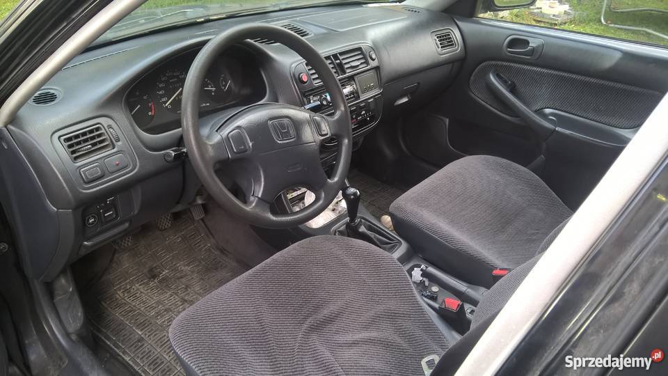 Honda Civic VI 14is 90 sedan 1998r czarna Rejowiec