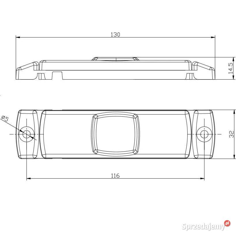 Lampa obrysowa LED obrysówka DAF IVECO MAN Oświetlenie Nowy Kurzeszyn