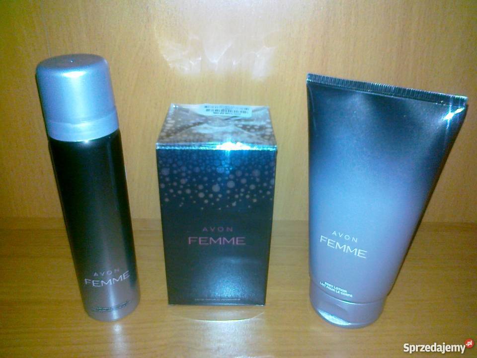 Avon Femme perfumy dezodorant balsam do ciała Kraków