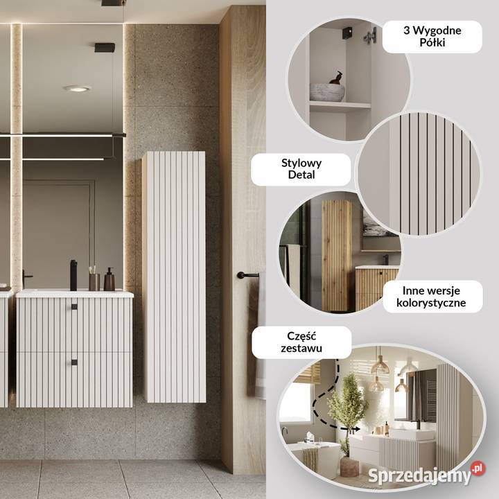 Szafka łazienkowa wisząca TIGO 1D 31cm opolskie