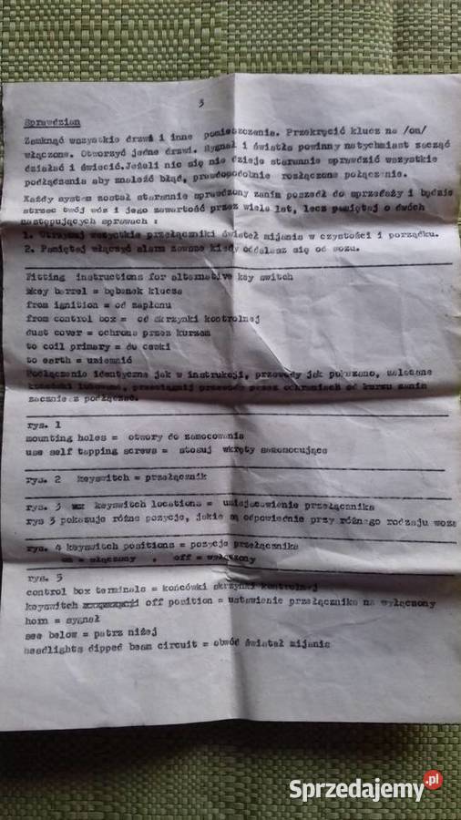 Autoalarm retro Części samochodowe mazowieckie Małkinia Górna