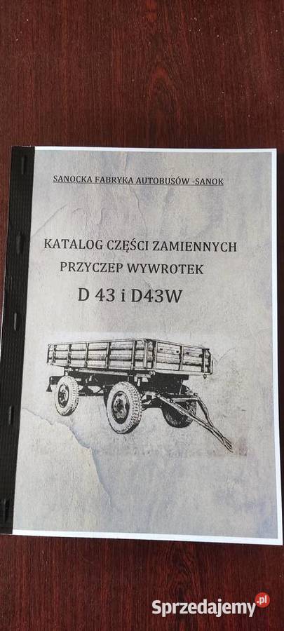 Autosan D 43 i D43W katalog części miękka Stalowa Wola sprzedam