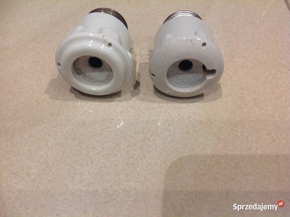 Stare Oprawki Porcelanowe do Bezpieczników Nowa Sól