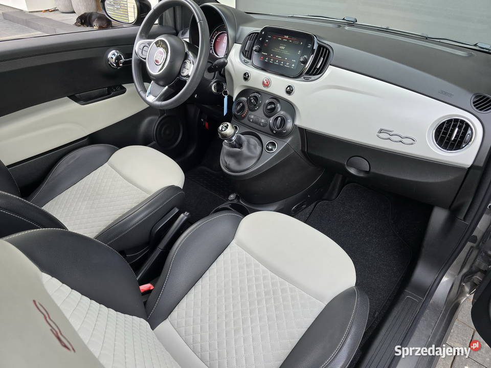FIAT 500 12i STAR Lounge bogata wersja panorama łódzkie Zgierz