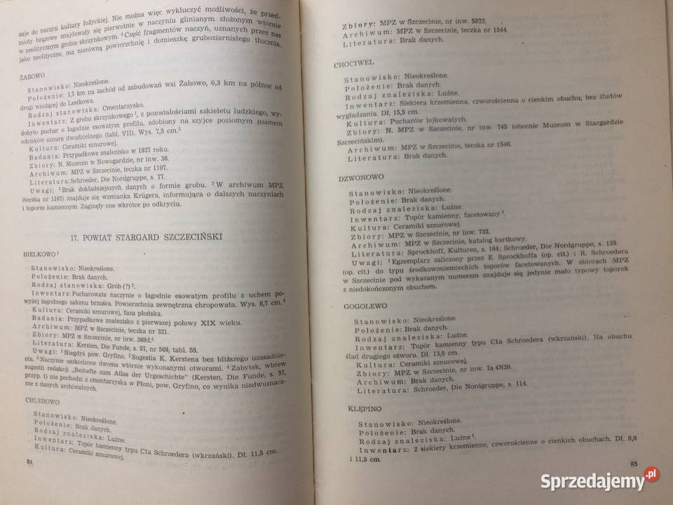 3743 Klasyfikacja CzasowoPrzestrzenna Kultur Szczecin sprzedam