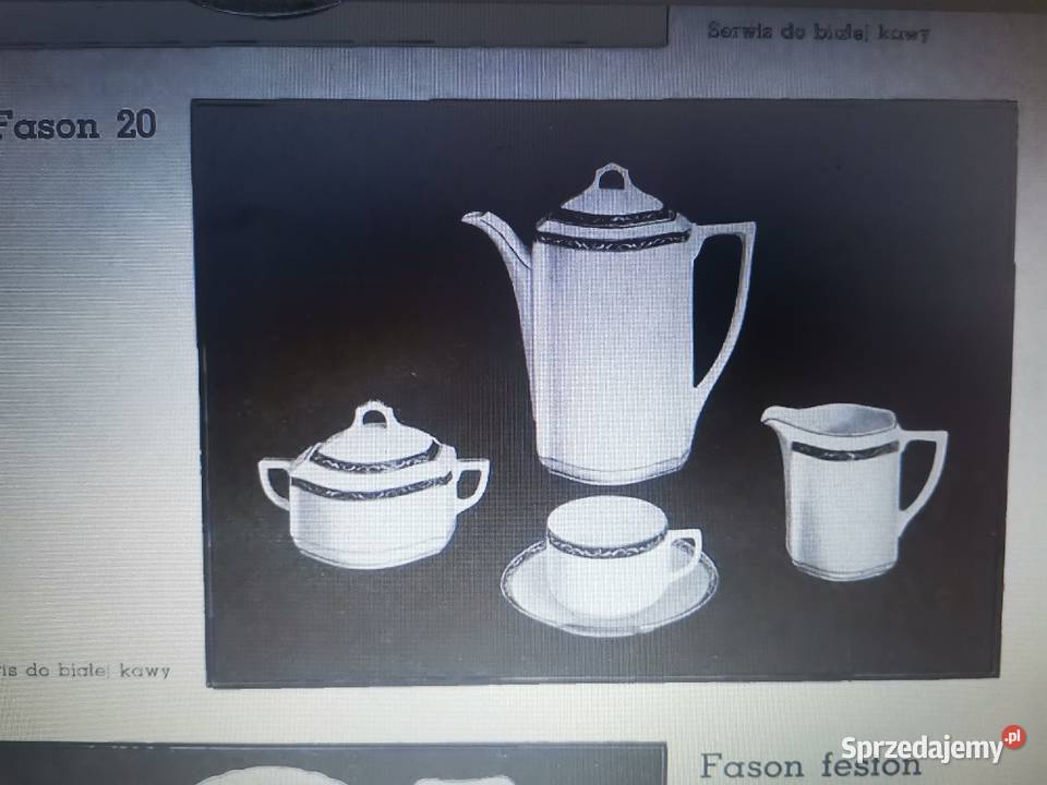 Stary przedwojenny serwis kawowy porcelana Katowice sprzedam