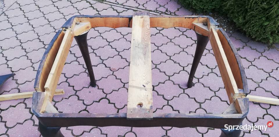 Stół do krzeseł na giętych nogach rozkładany Garwolin