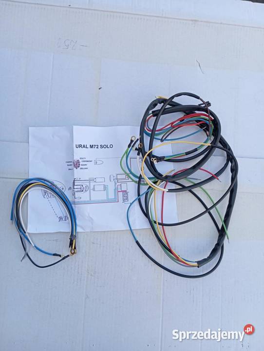 INSTALACJA ELEKTRYCZNA SCHEMAT 6 V M72 IRBIT Niemodlin
