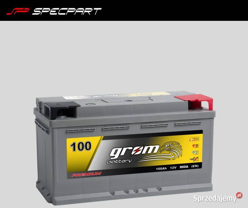 Akumulator GROM Premium 100Ah 900A Biała Podlaska - Sprzedajemy.pl