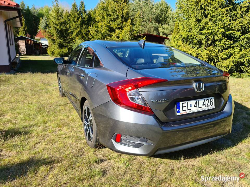Honda Civix X Polski Salon szyberdach Łódź sprzedam