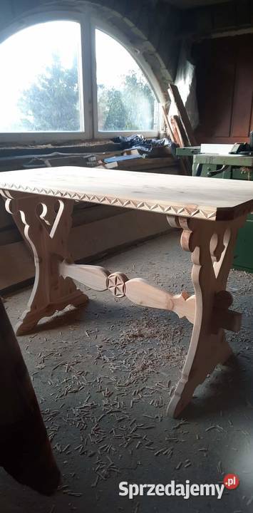 Stół góralski małopolskie Dzianisz