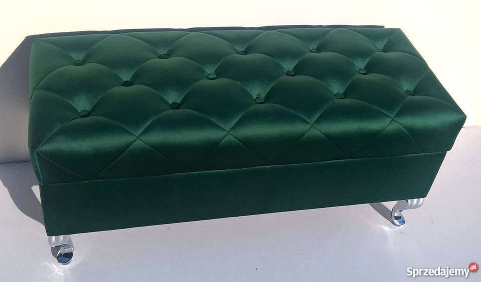 PUFA ŁAWKA CARO plusz aksamit 100cm Poznań