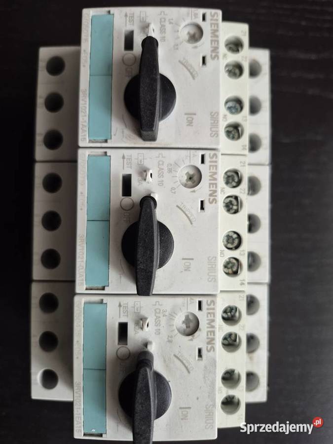 Wyłącznik silnikowy Siemens 3RV10211JA15