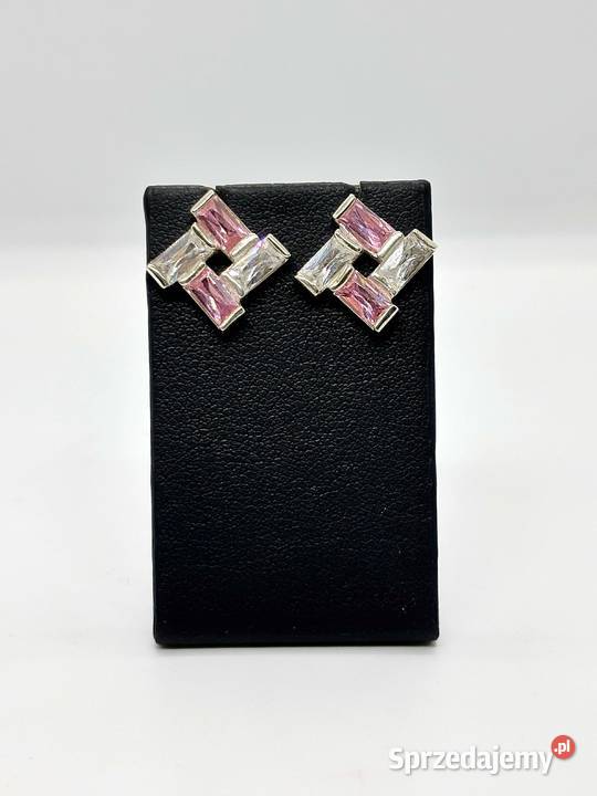 Srebrne kolczyki pr 925 397g Sztyft srebro warmińsko-mazurskie Elbląg