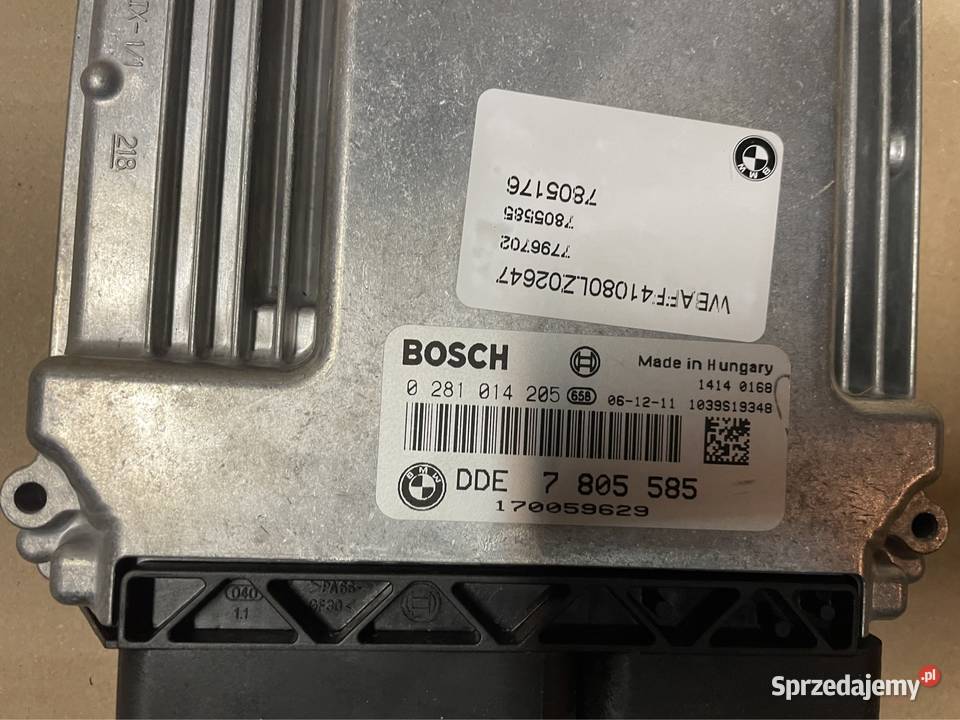 DDE 7805585 sterownik silnika skóra bmw x5 e70 Szczecin
