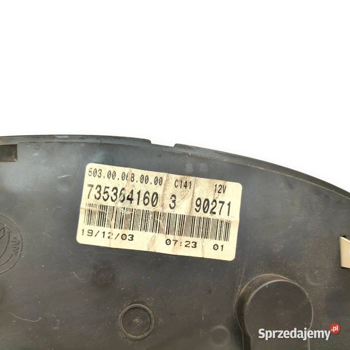 LICZNIK ZEGARY 735364160 Fiat Idea 12 14 16V 13 Chełm sprzedam
