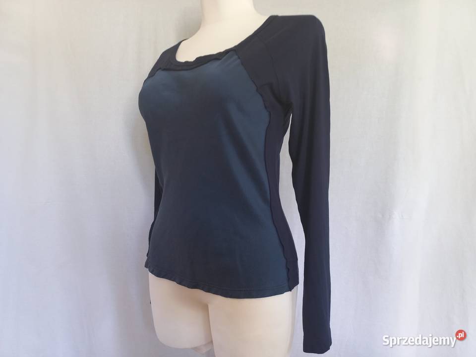Bluzka damska Longsleeve niebieski r M Turnover Bluzki i koszule podlaskie Białystok