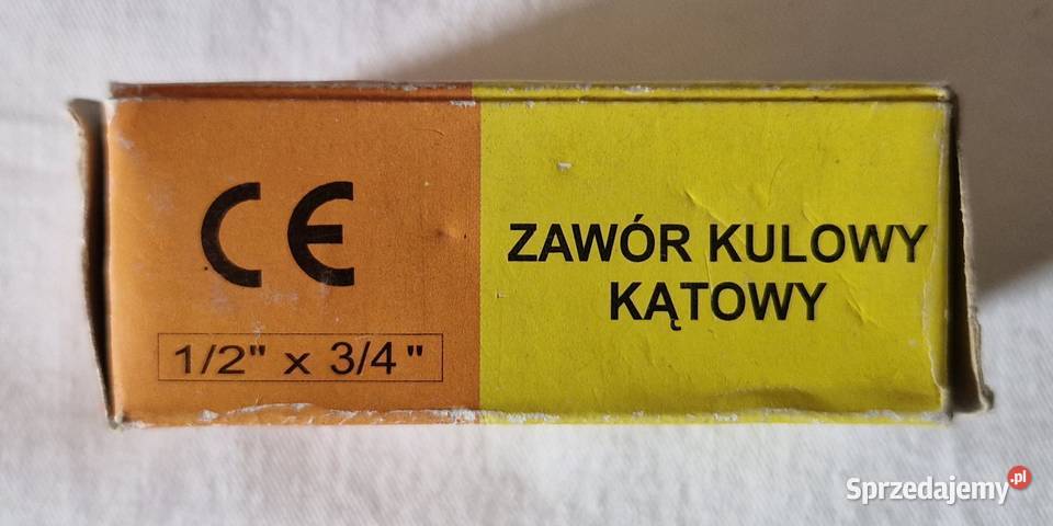 Zawór kulowy kątowy 12x 34z rozetą Laufer Zawory Warszawa